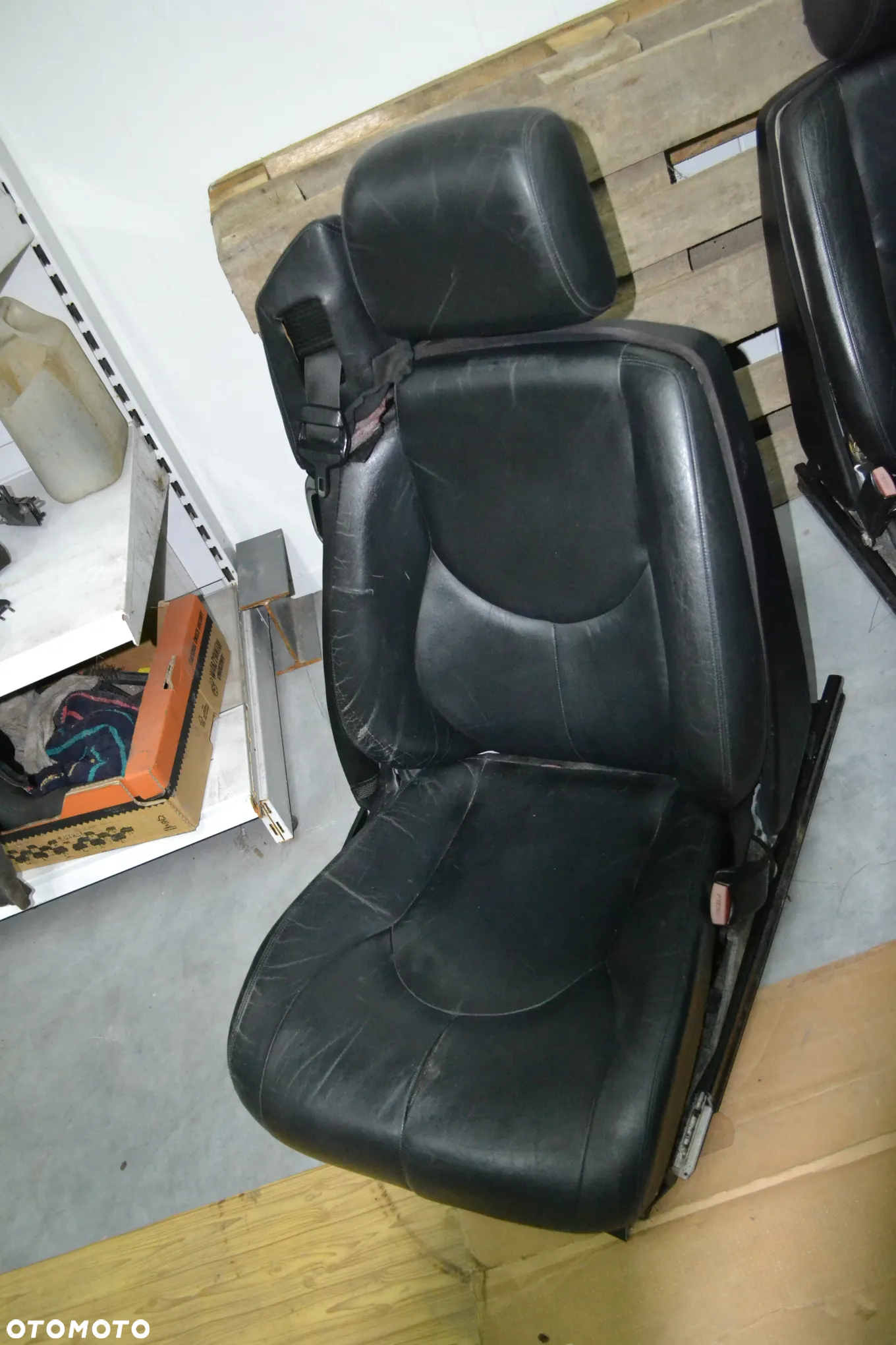MERCEDES 500 SL R129 FOTEL FOTELE CZARNE SKÓRA LIFT - 10