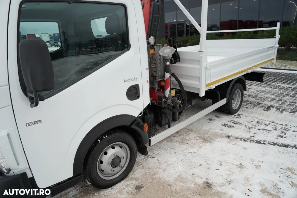 Renault MAXITY 140 DXI / BASCULATOR / + HDS FASSI F22A / CAPACITATE DE RIDICARE 995 KG / ATRACȚIE 5,5 M / IMPORTAT - 16