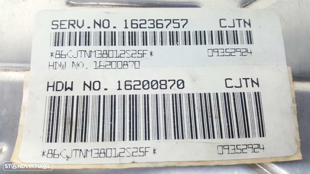 CENTRALINA DO MOTOR UCE CHEVROLET TRANS SPORT BáSICO - 3