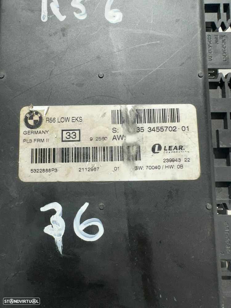 .Centralina Original Footwell Modulo FRM II 2 PL3 BMW Mini 3455702 2007 - 2013 - 8