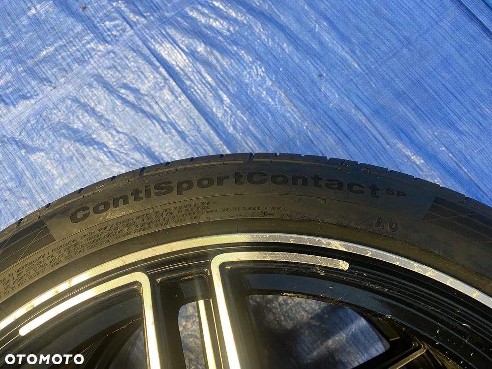 KOŁA KOŁO 21 FELGA ALUMINIOWE ALUSY 21"x 9,5J ET35  5X112; 66,6mm KOŁA NA SZTUKI ; OPONY CONTINENTAL ; AUDI Q7 ORYGINAŁ - 15