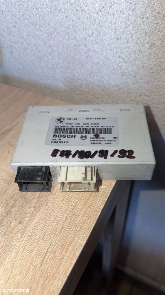 BMW E90 E92 E91 E87 STEROWNIK MODUŁ CZUJNIKÓW PDC 6982394 - 2