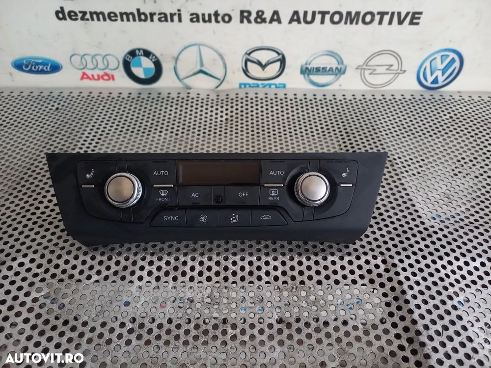 Panou Modul Comenzi Clima Dublu Climatronic Cu Incalzire In Scaune Audi A6 4G C7 A7 Volan Stanga Co - 5