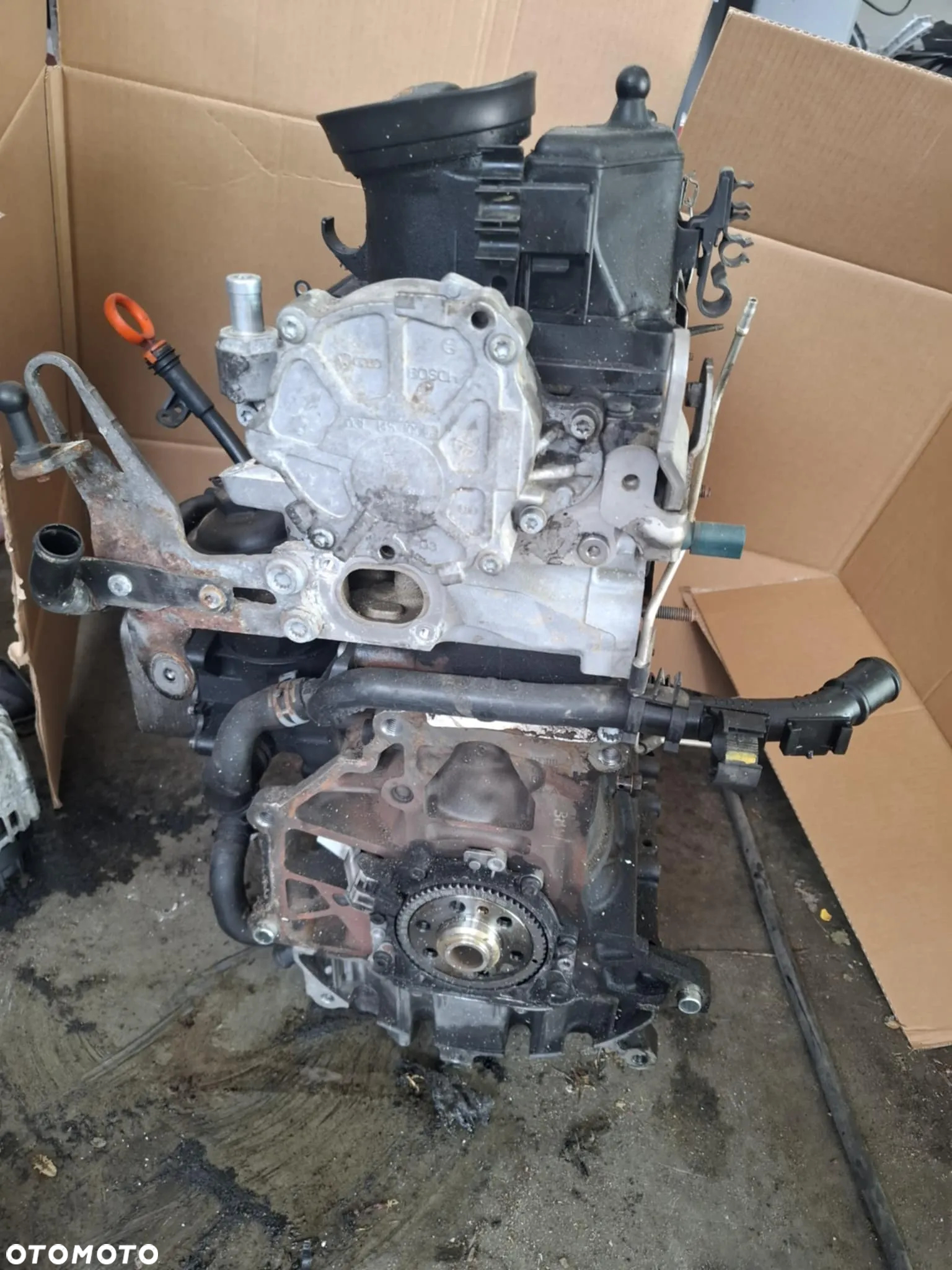 SILNIK USZKODZONY VW TIGUAN PASSAT B7 2,0 TDI 140 KM CFF SŁUPEK GŁOWICA - 5