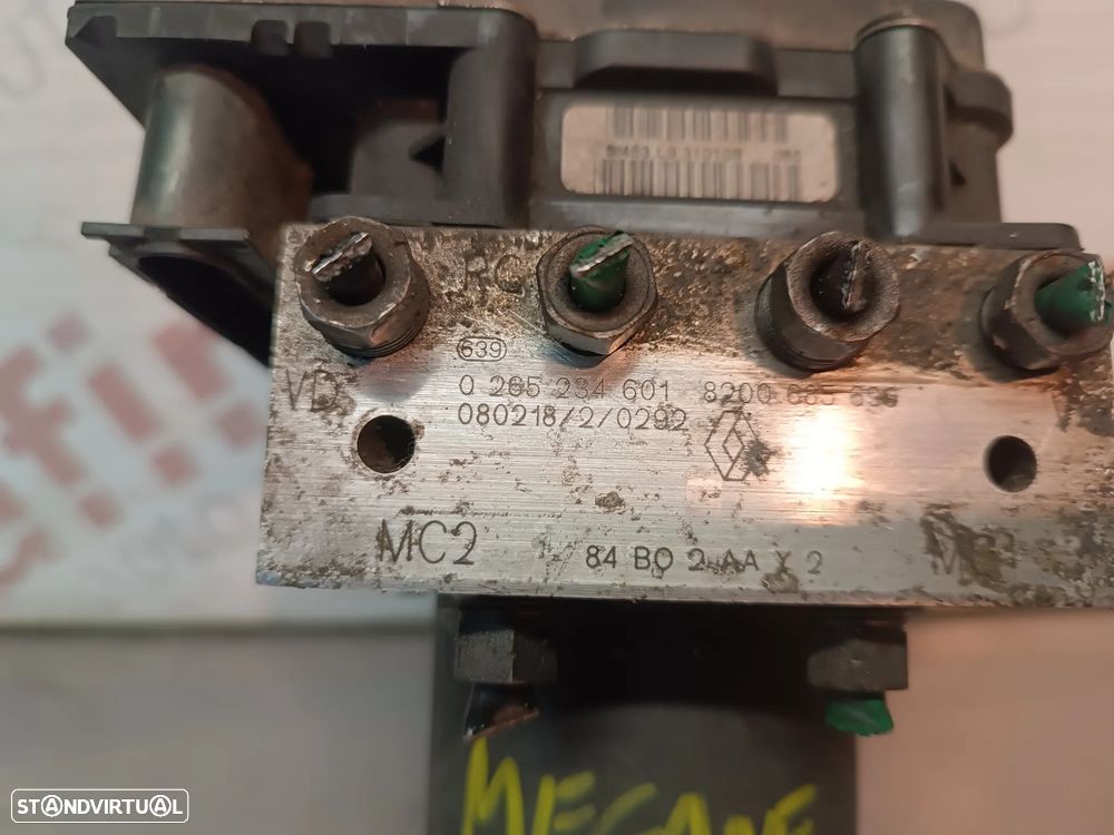 MODULO ABS RENAULT MEGANE II 0265234601 8200685699 0265950728 - 3