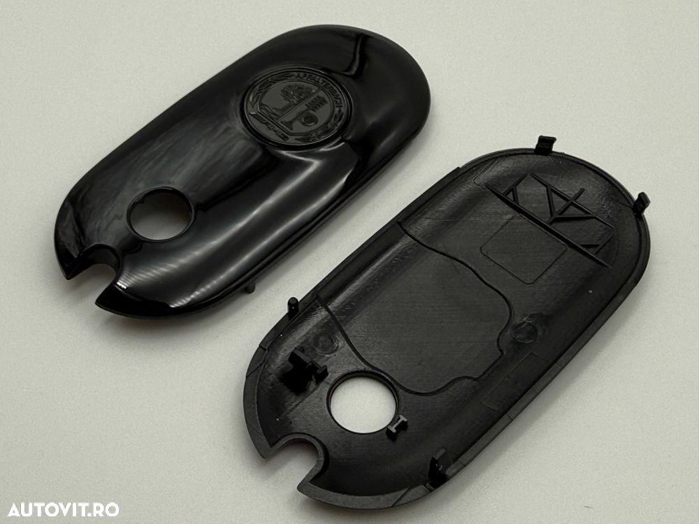 Capac Cheie Compatibil Mercedes Model nou AMG Affalterbach crom/negru - 5