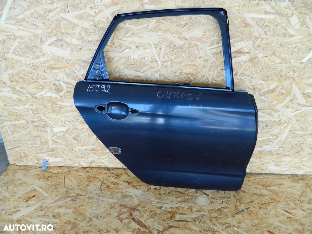 Usa dreapta spate, Citroen C4, 2010, 2011, 2012, 2013, 2014, 2015, 2016, 2017, 2018. - 1
