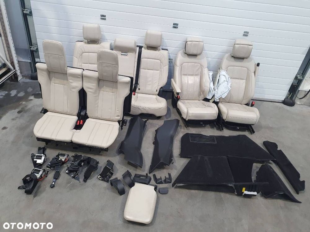 FOTELE KANAPA WNĘTRZE 7 OSÓB III RZĄD KOMPLET RANGE ROVER SPORT II L494 - 1