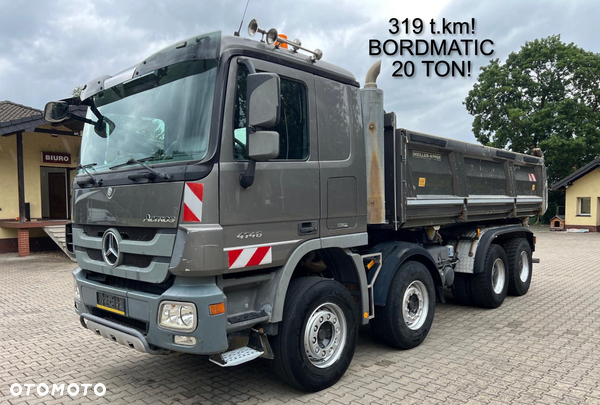 Mercedes-Benz 4146 ACTROS MP3 wywrotka 8x4, 3-str. MEILLER, BORDMATIC, 20 ton, 319 t.km.