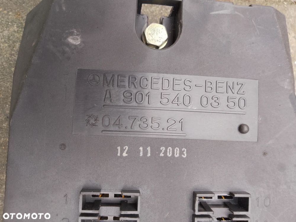 MERCEDES SPRINTER SKRZYNKA BEZPIECZNIKÓW A9015400350 - 4