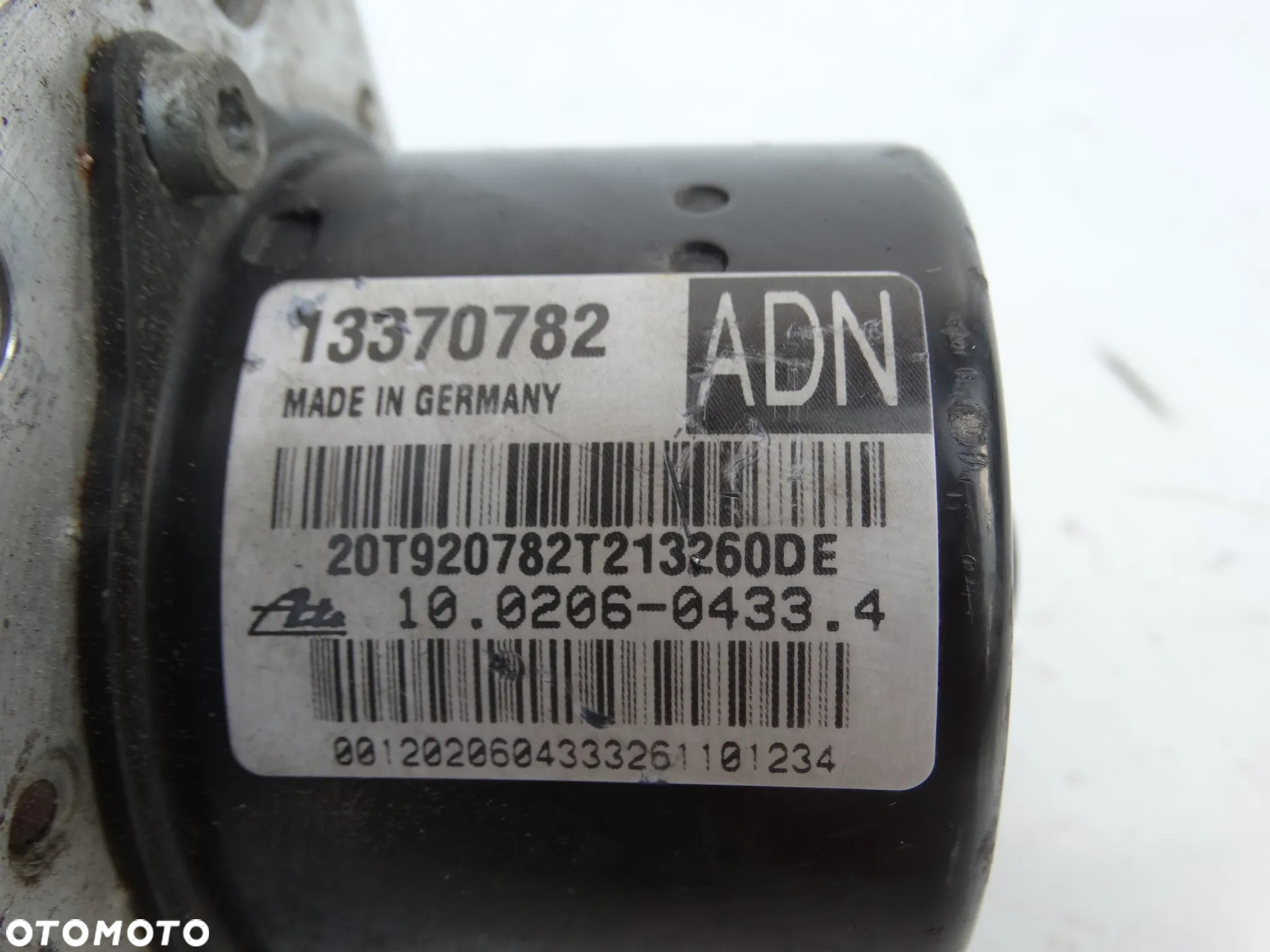 POMPA STEROWNIK ABS 13370782 OPEL ASTRA J 1.7 CDTI F-VAT - 3