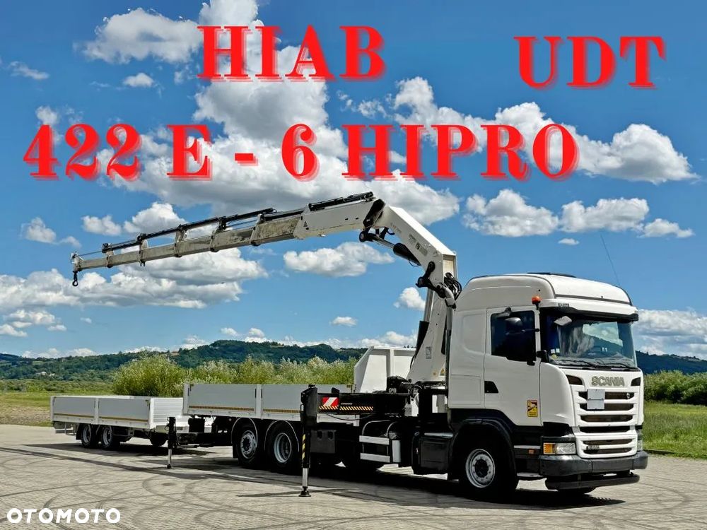 Scania R 440 * HIAB 422 E-6 HIPRO/PILOT+PRZYCZEPA / 6x4 - 1