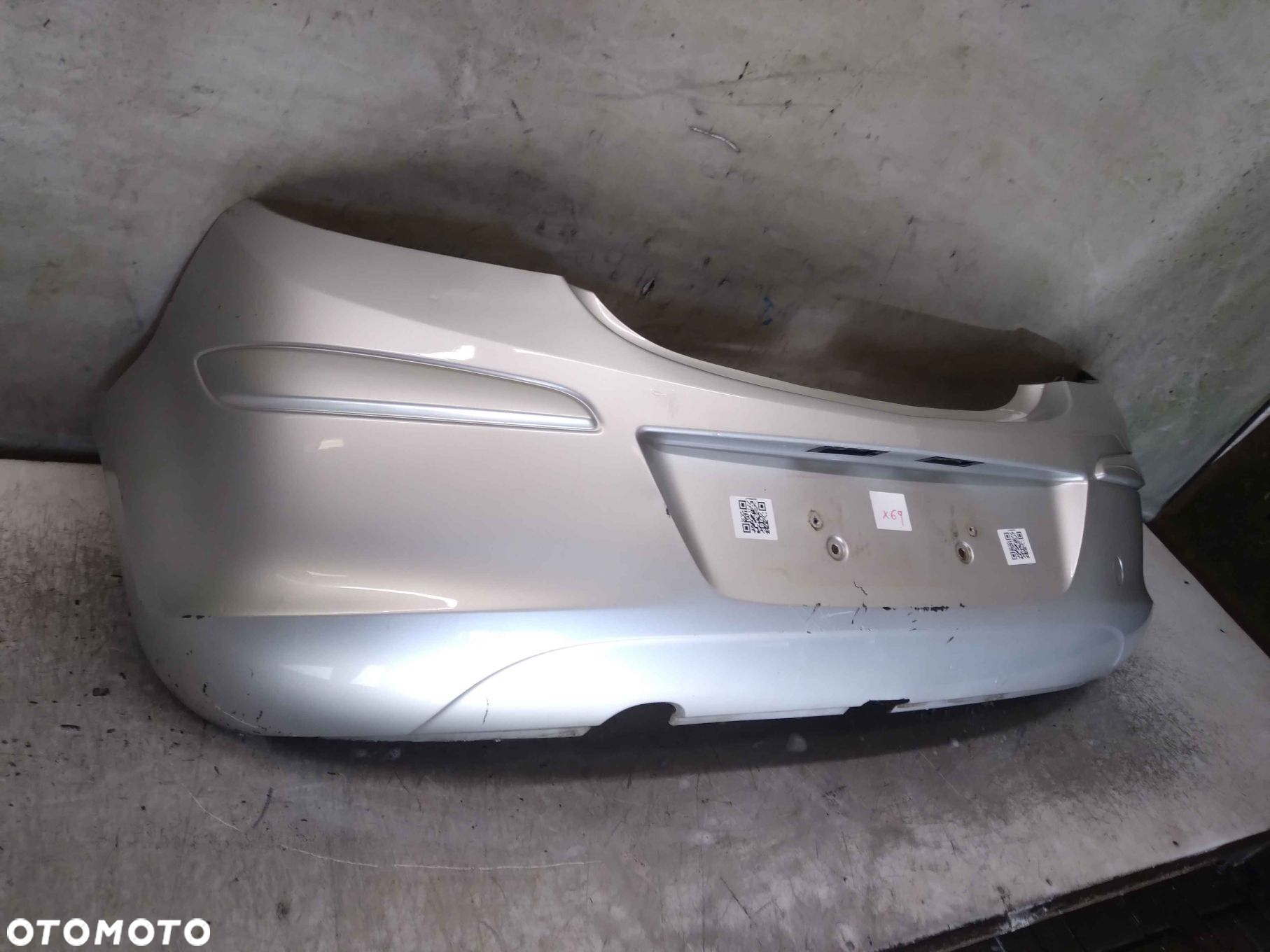 + ZDERZAK TYŁ TYLNY OPEL CORSA D Z157 SREBRNY 5D 5 DRZWI HB - 3