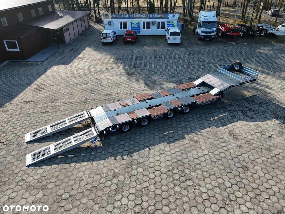 Inny 4 OSIOWA NACZEPA NISKOPODWOZIOWA Z ZAGŁĘBIENIAMI NA KOŁA! NAJAZDY HYDRAULICZNE - 15