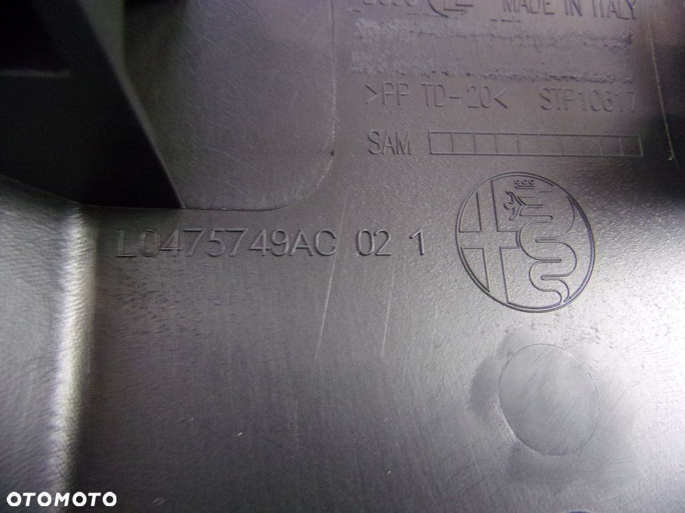 ALFA ROMEO GIULIA TYLNA OSŁONA FOTELA 0475749AC - 5