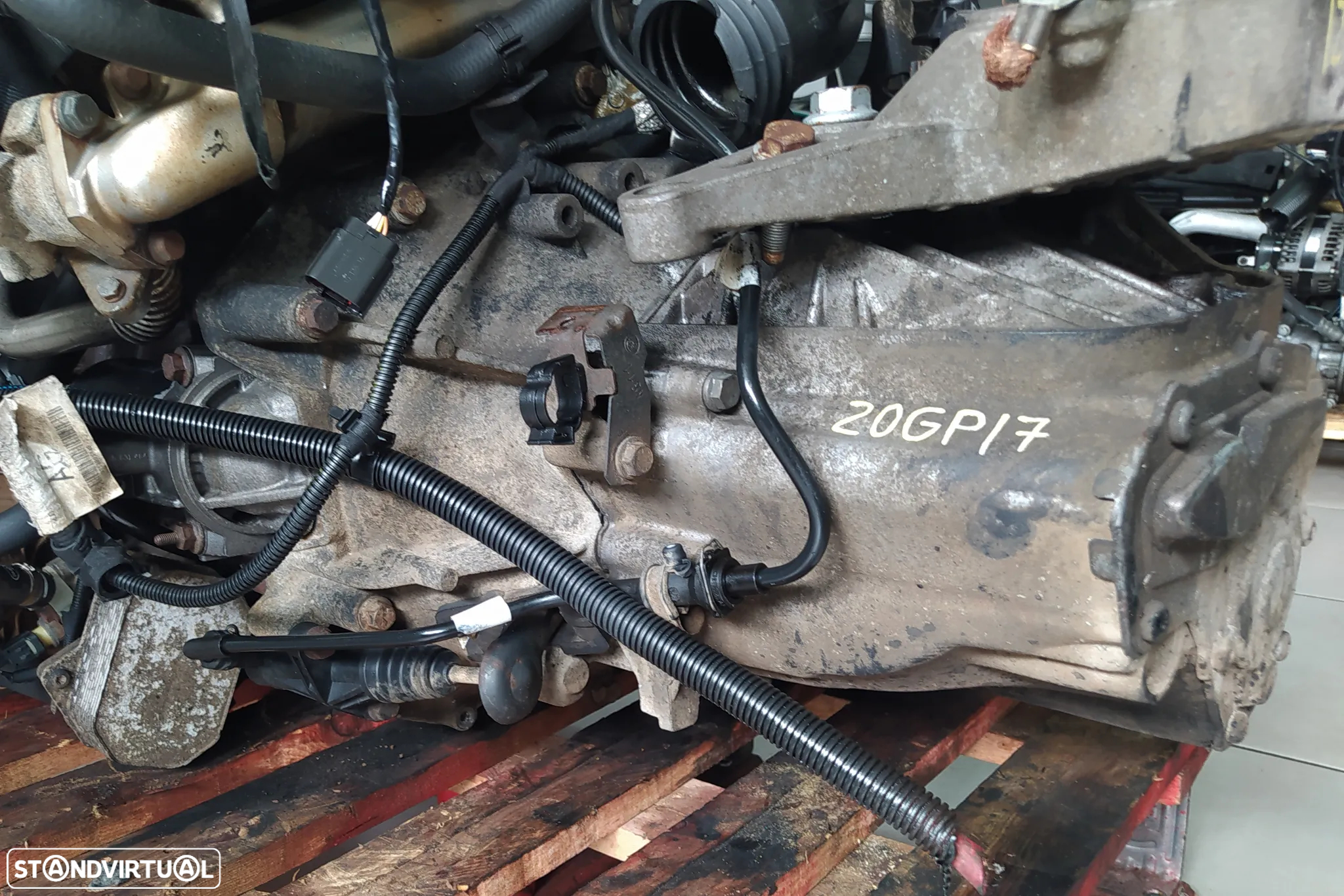 Motor peugeot BOXER 2.2HDI 120cv 4HU 2011 - caixa 6v velocidades 20GP17 - 12