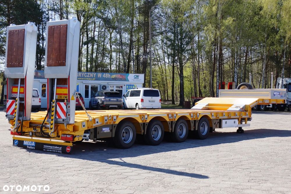 Inny 4 OSIOWA NACZEPA NISKOPODWOZIOWA - ZAGŁĘBIENIE NA ŁYŻKĘ KOPARKI - NAJAZDY HYDRAULICZNE - 5