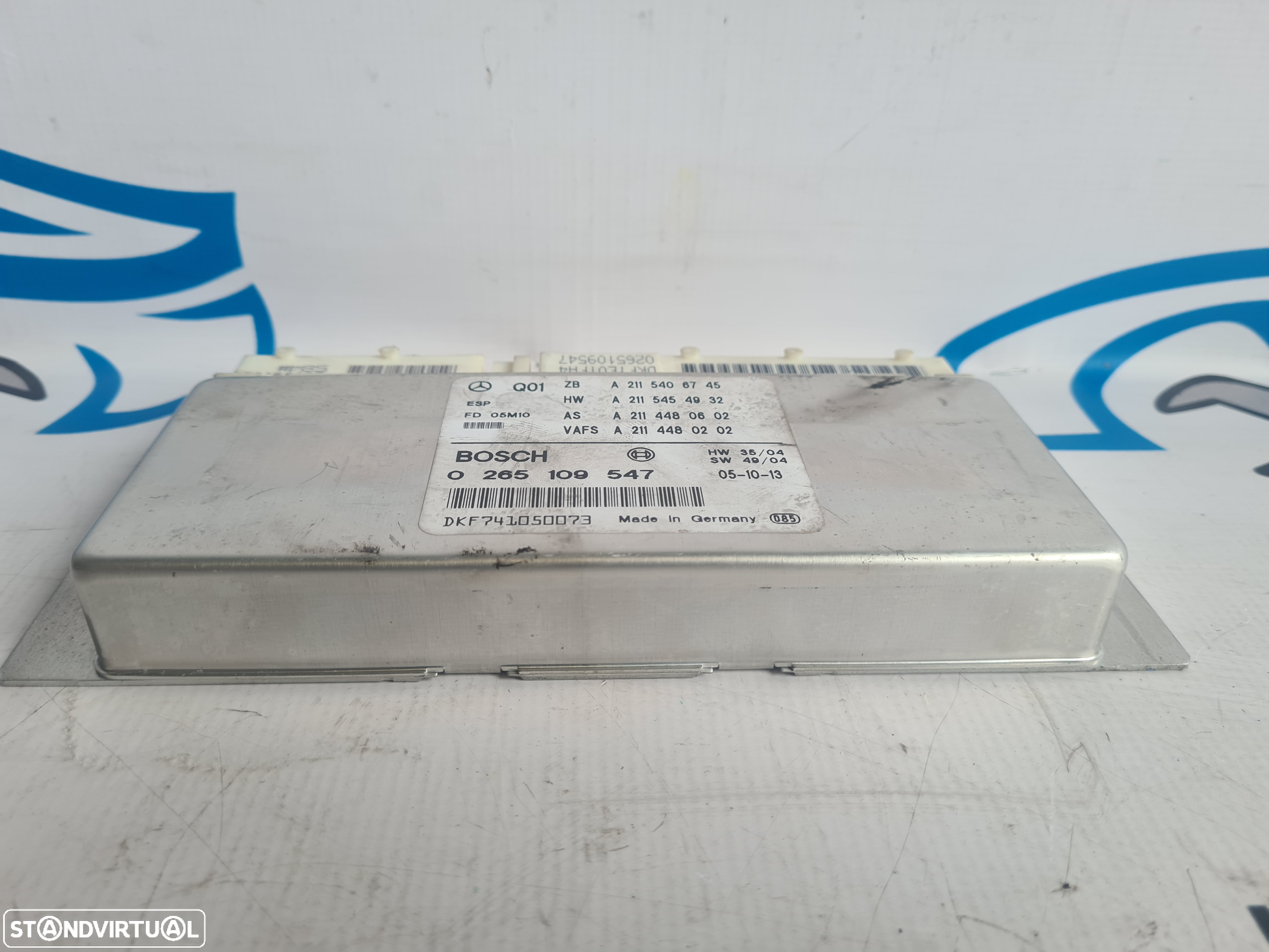 MODULO ESP SENSOR ELETRONICO ABS 0265109547 A2114480202 A2114480602 A2115406745 A2115454932 MERCEDES BENZ CLASS E W211 E220 CDI 150CV OM646961 646961 - 3