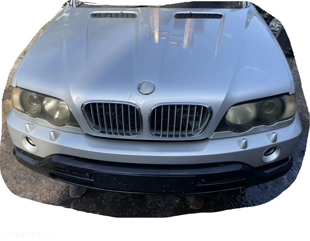 Przód kompletny  BMW X5 E53 3.0D 354/7 titansilber maska zderzak lampa błotnik chłodnice - 1