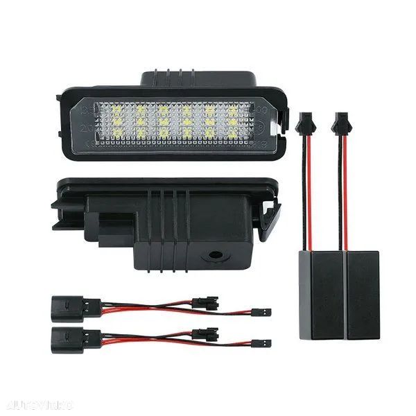 Lampi Full led leduri iluminare numar dedicate Volkswagen Scirocco - 1