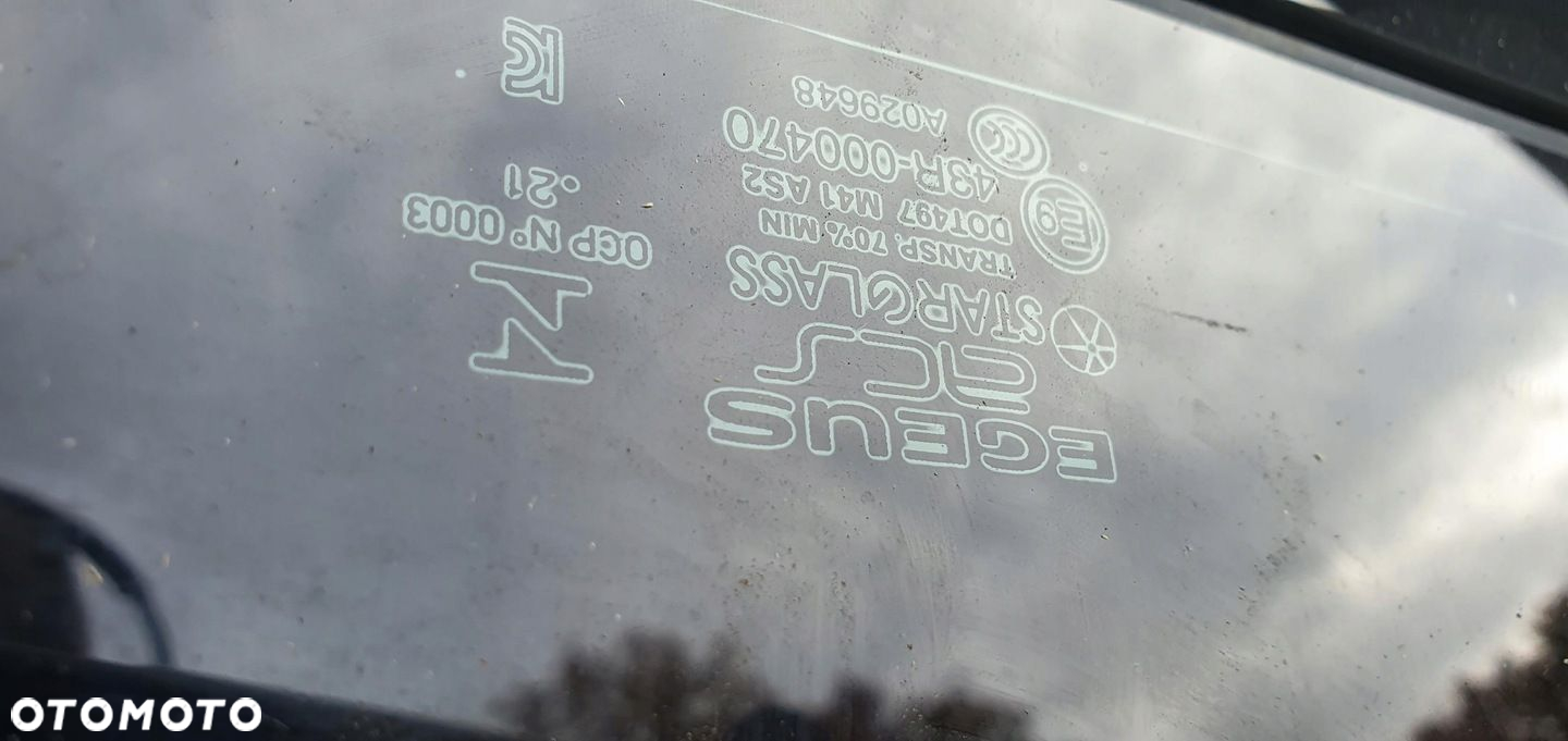 Szyba boczna karoseryjna uchylna renault master 3 - 5