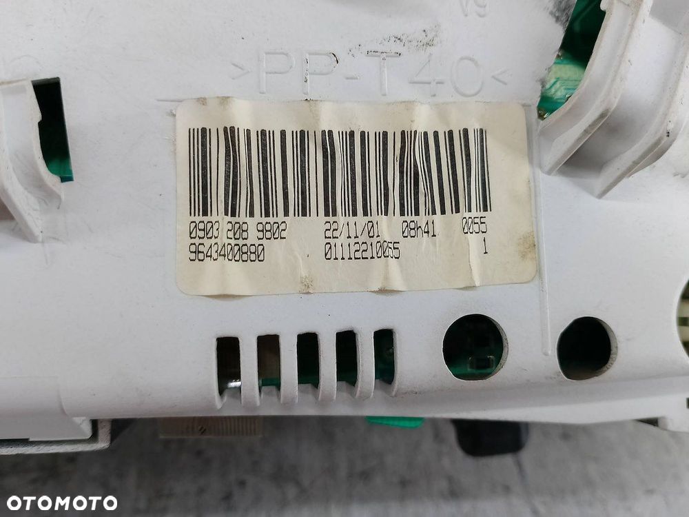 LICZNIK PEUGEOT 206 9643400880 09032089802 1.9 D - 4