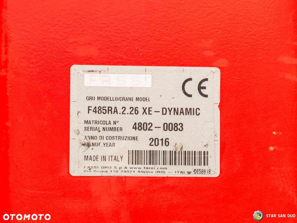 Renault T440 6x2 Fassi F485RA.2.26XE-Dynamic HDS Żuraw Fly Jib Siodło - 26