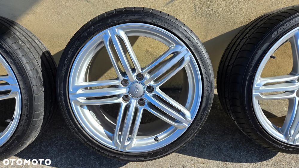 Felgi Audi 19 Pompeje OEM 9Jx19 ET52 5x112 A4 A5 A6 TT S-line komplet z oponami - 6