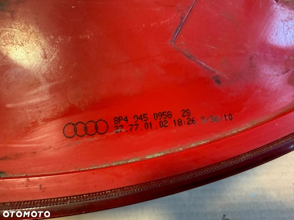 Lampa Audi A3 8P sportback 5d prawa 8P4945096G lewa 8P4945095G OE - 6