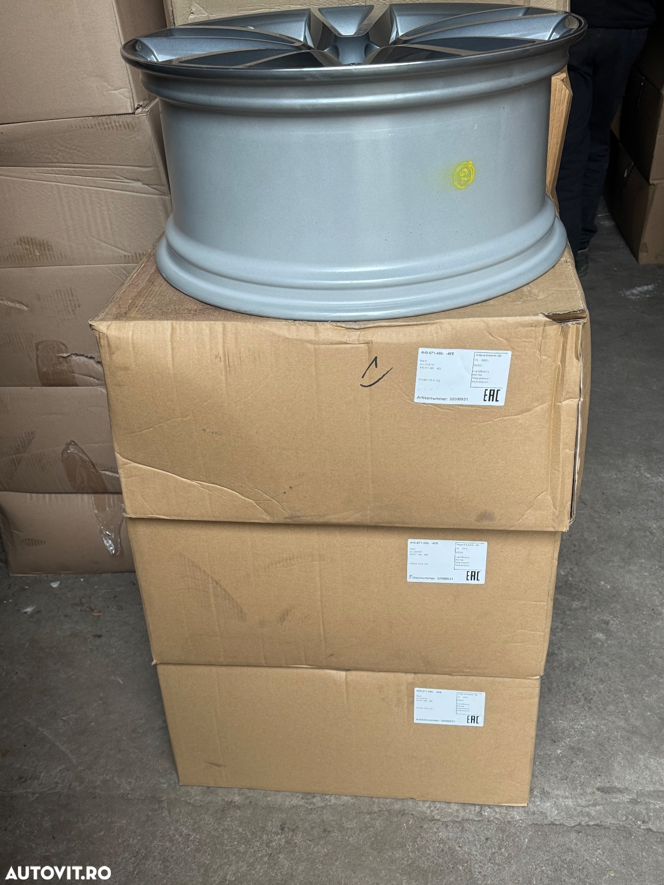 Vând jante originale Audi A7-A8 pe 20” bicolore noi - 8