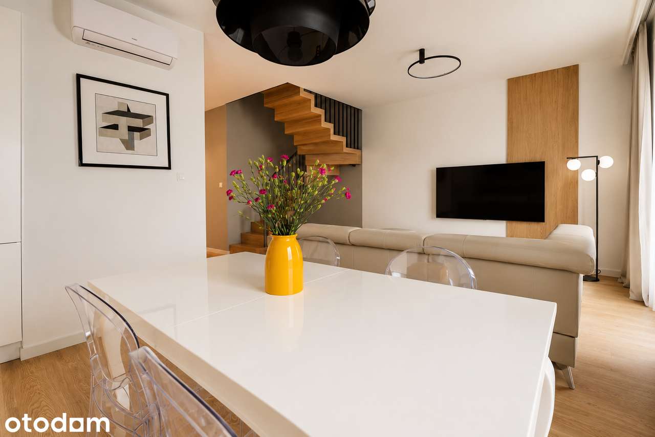 Dwupoziomowy apartament, dwa tarasy, nowoczesne osiedle, Biskupin