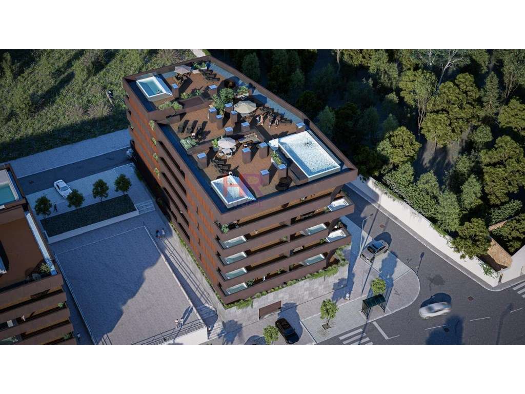 Apartamento T2 em construção na Afurada com terraço e piscina priva... - Grande imagem: 2/5