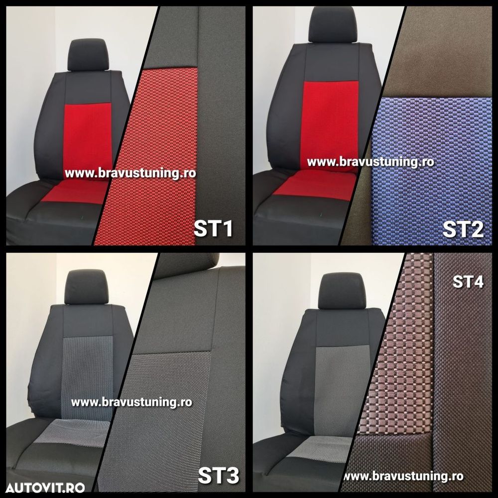 Huse scaun auto DEDICATE Sharan/Touran 5/7 locuri individuale - 1