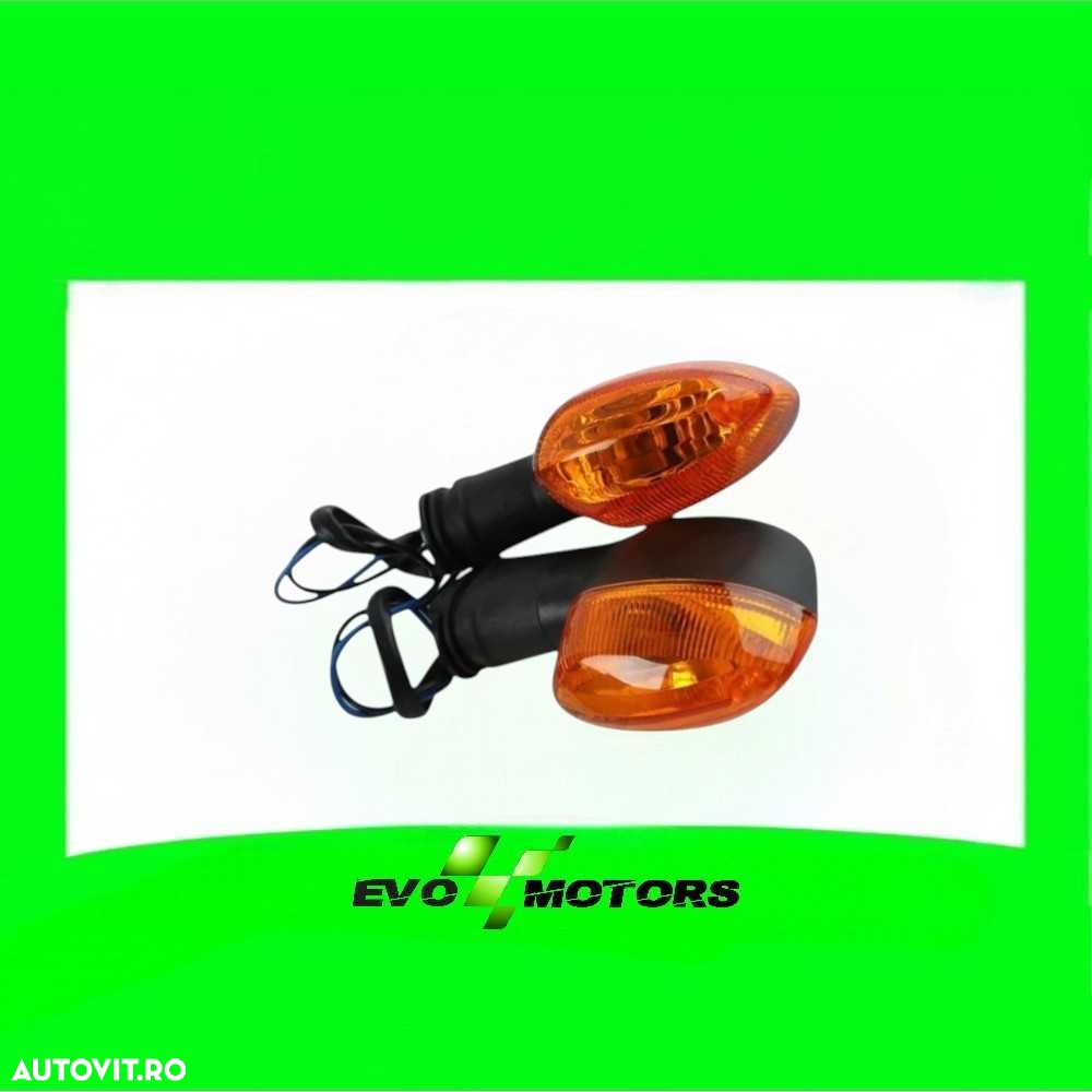 Set 2 semnalizari Moto Portocalii Yamaha YZF R1 R6 FZ1 FZ6 A2093 - 1