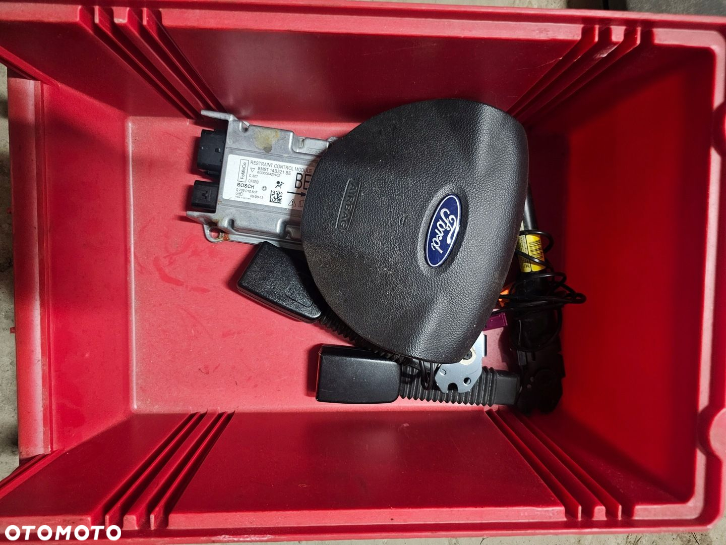 Kokpit konsola deska rozdzielcza poduszki sensor airbag Ford Focus Mk2 Lift - 2