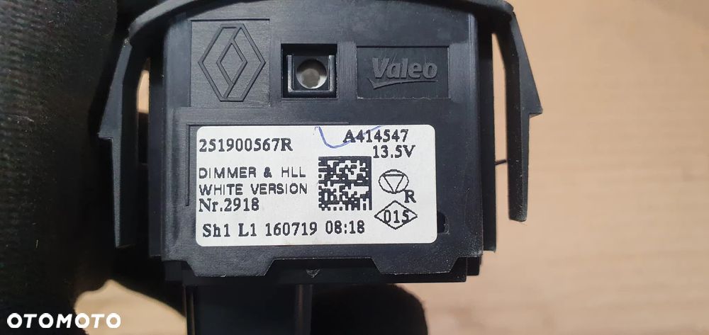 Przełącznik regulacji świateł oświetlenia Opel Vivaro B Trafic III 251900567R - 5