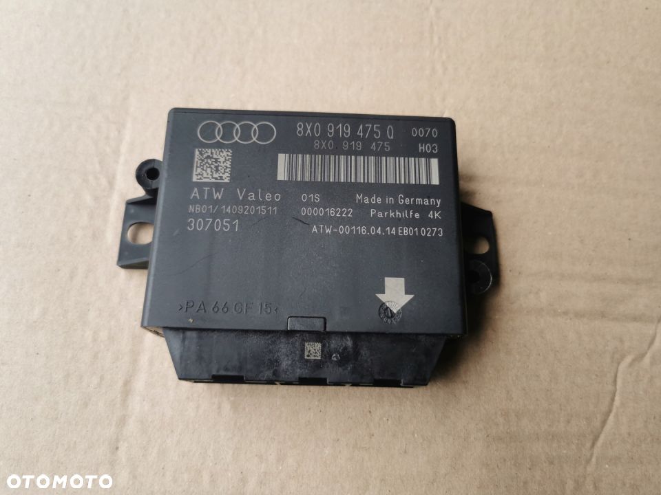 Moduł parkowania PDC Audi A1 8X 8X0919475Q - 1