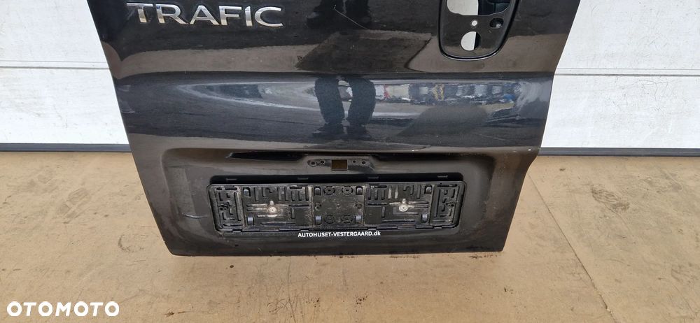 Drzwi tył tylne lewe Renault Trafic vivaro Maxi wysoki czarne - 2