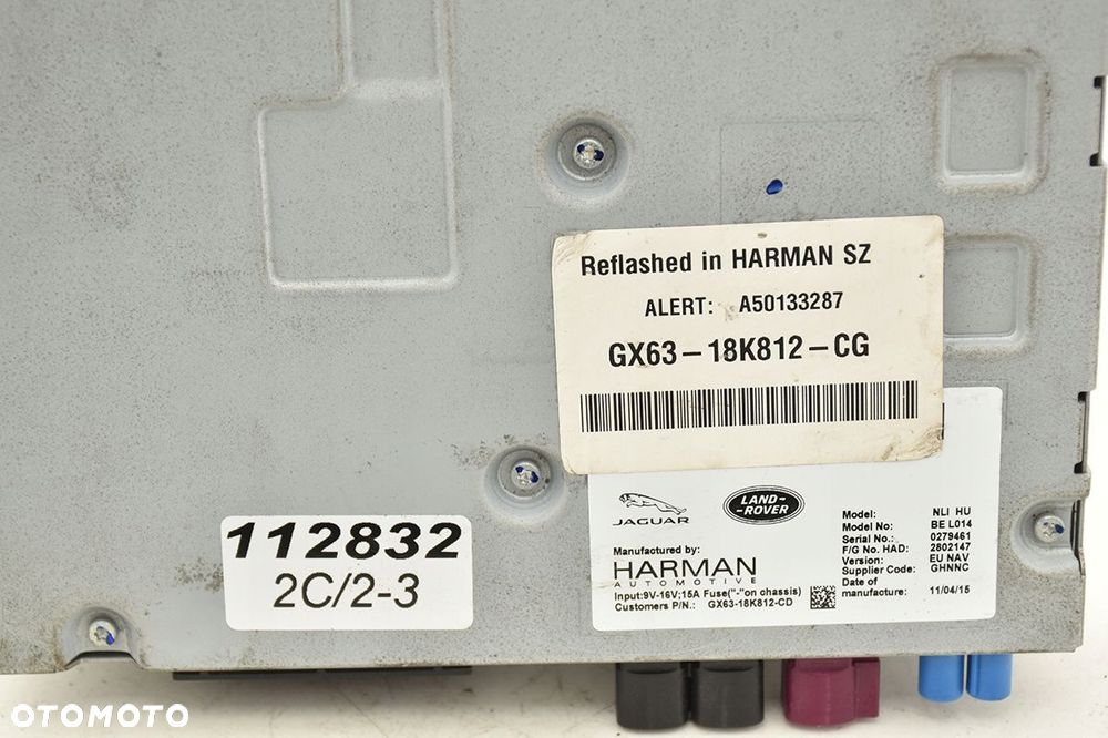 nawigacja radio navi * jaguar xf x260 gx63-18k812-cg - 4