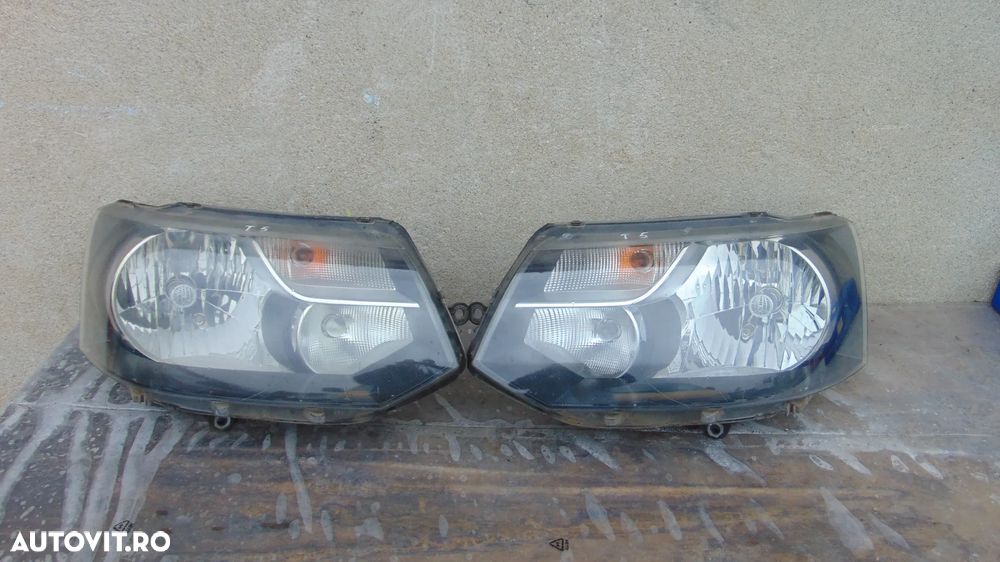 Faruri VW Transporter T5 2.0 stanga/dreapta facelift an 2013 cod 7E1941016H - 1