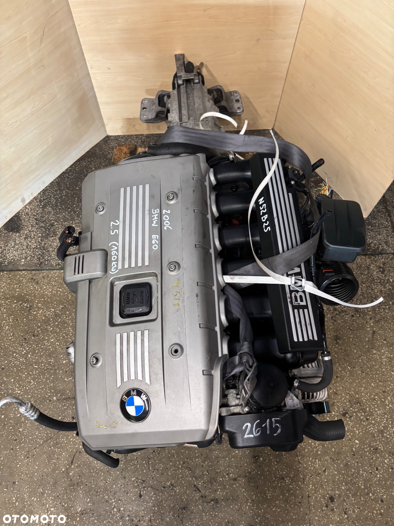 Silnik kompletny  BMW n52b25 2.5 78 tys mil 160kw film video e60 e61 - 3