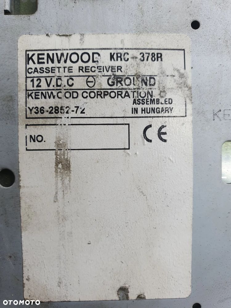 KENWOOD KRC-378R RDS 4x40W RADIO KASETOWE - 5