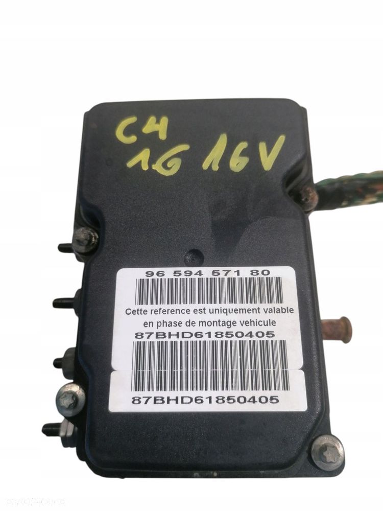 pompa hamulcowa abs citroen c4 i 1.6 16v 9659457180 - 2