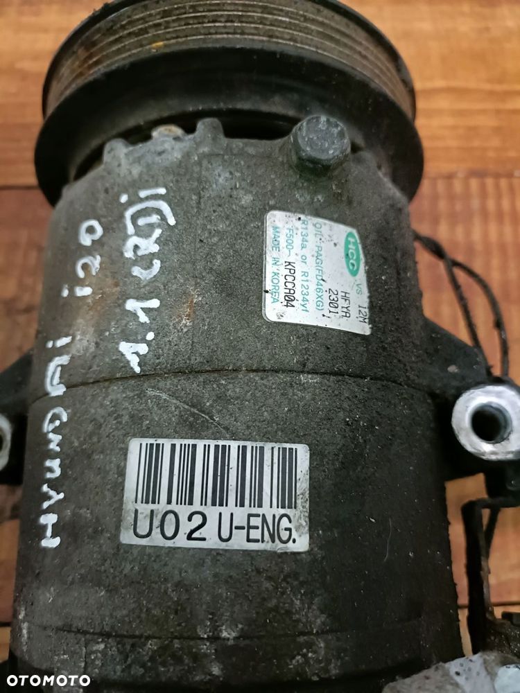 HYUNDAI i20 I 08-12 1,1 CRDI sprężarka kompresor klimatyzacji HCC F500-KPCCA04 * - 4