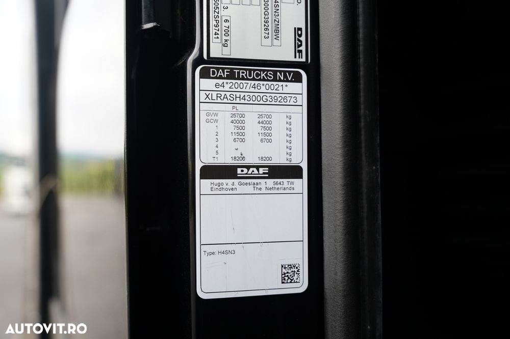 DAF XF 480 / COMBINAȚIE TANDEM 120 M3 / TRANSITION / I-PARK COOL / 7.7 M + 7.7 M / WECON / 2022 / - 37