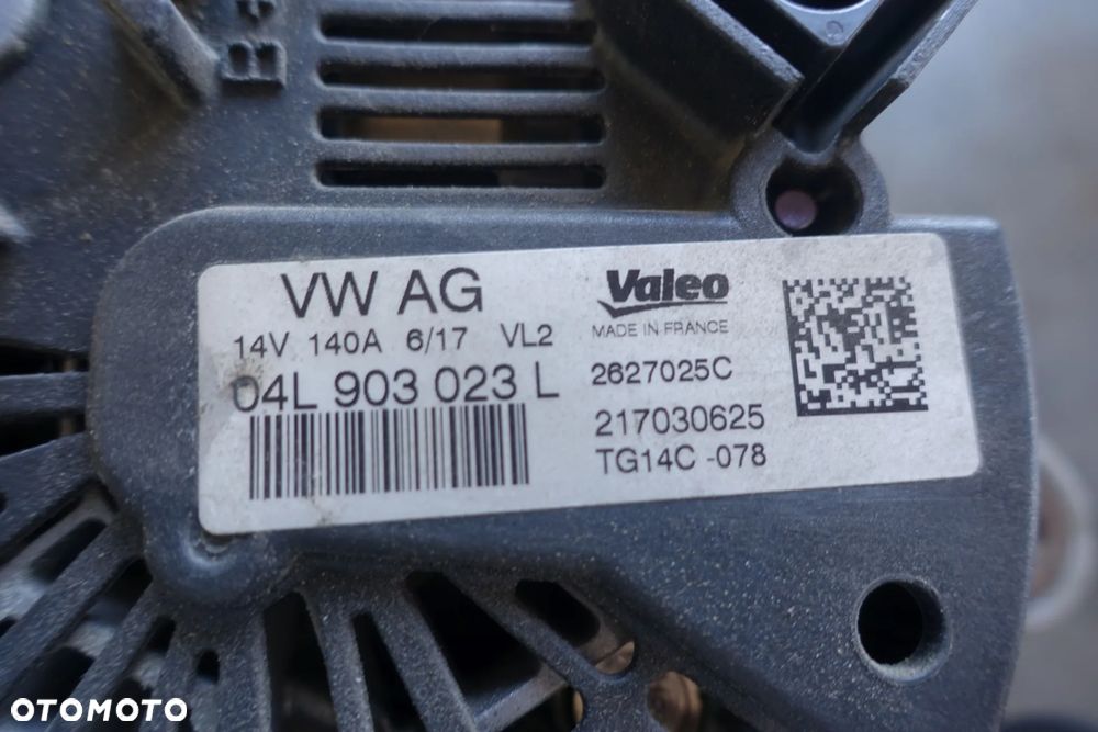ALTERNATOR GOLF VII 1.6 TDI 140A 17r. 04L903023L - 5