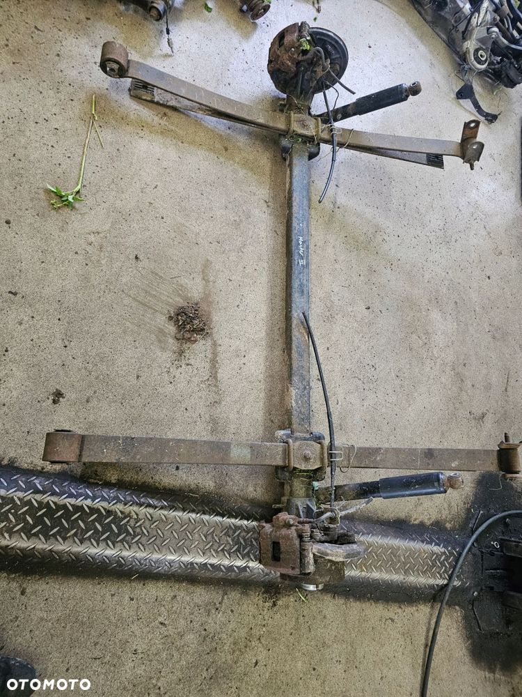 belka zawieszenia tylnego oś wózek sanki komplet renault master iii - 1