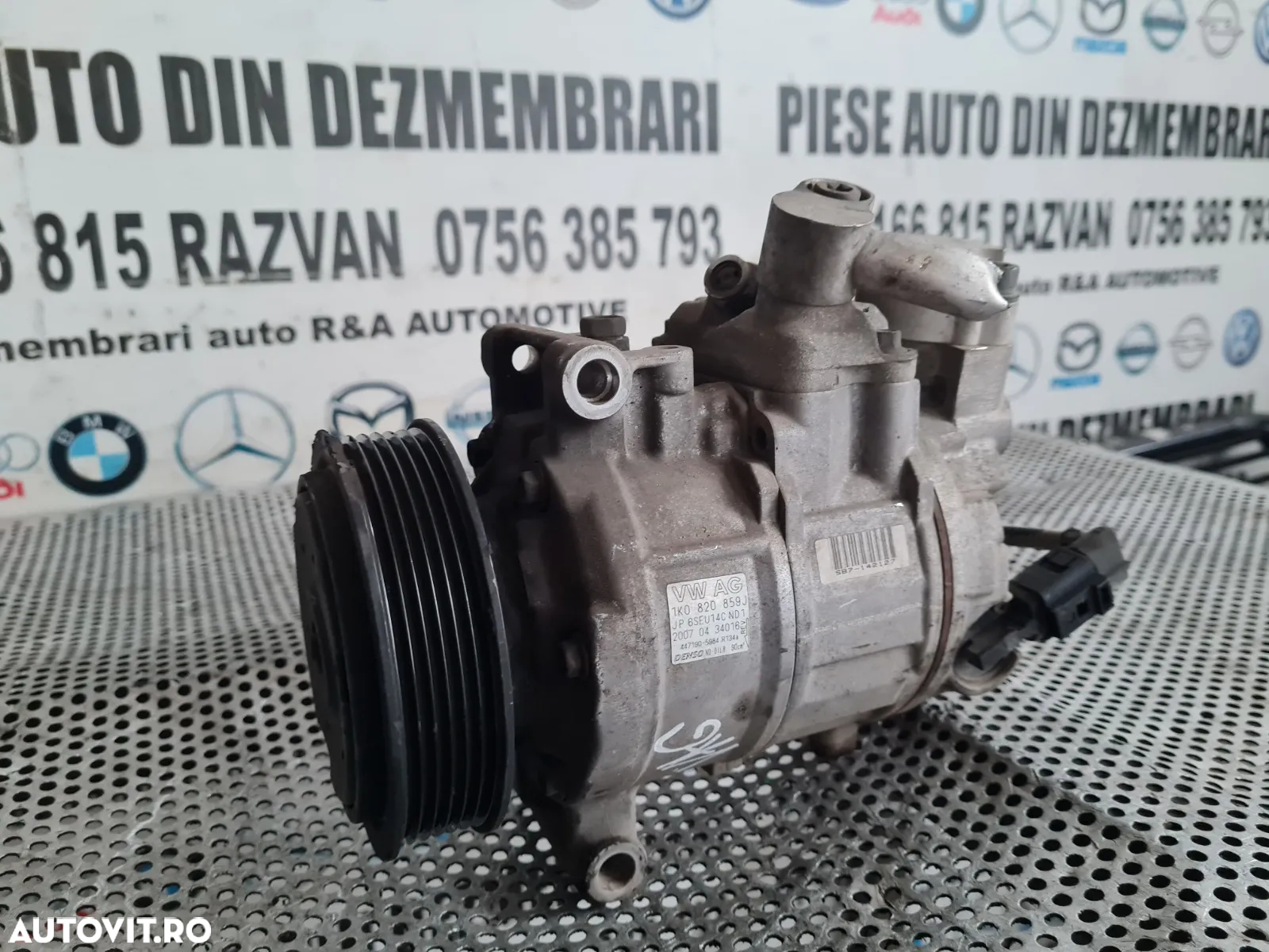 Compresor Clima AC Aer Conditionat Audi A3 8P A4 B7 Vw Seat Skoda Passat Golf Octavia Touran Caddy - 4