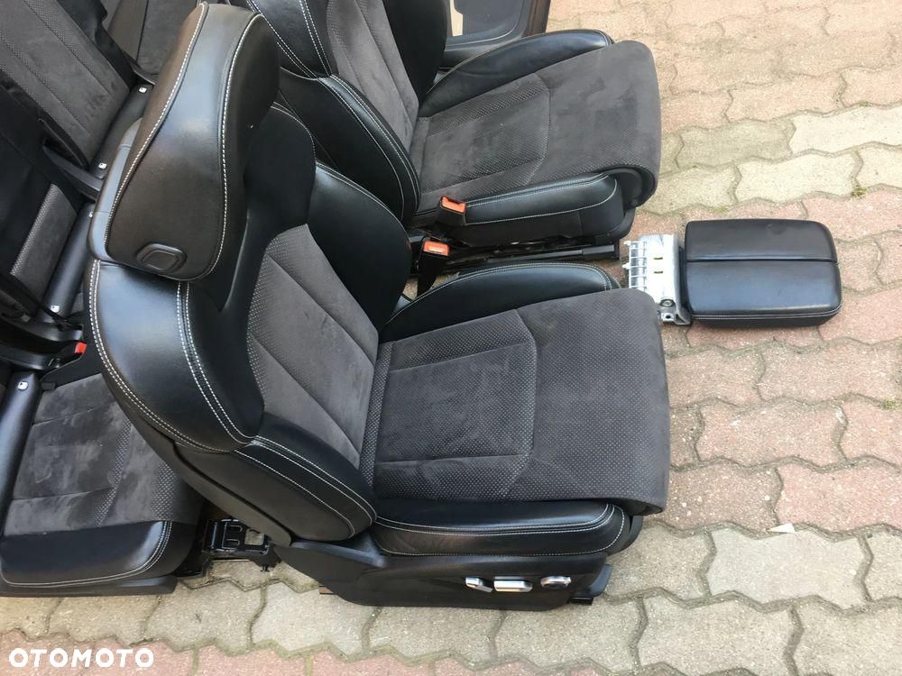 AUDI Q7 4M S-Line FOTELE KANAPA BOCZKI TAPICERKA SKÓRA CZARNA - 6