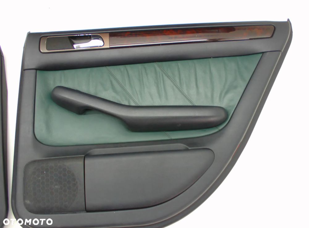 Audi A6 C5 Sedan boczek drzwi zielone tapicerka green LX6V - 4